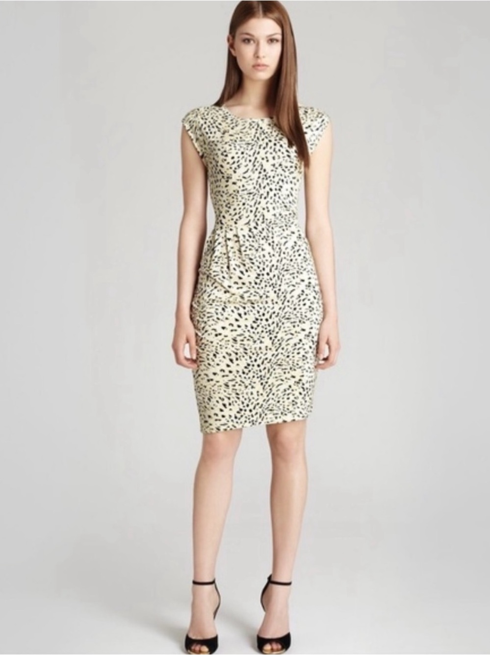 Reiss Gilda speckle print mini bodycon dress